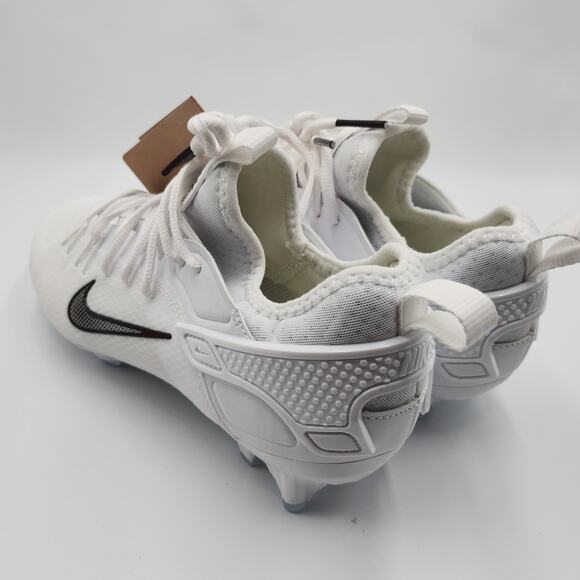 Mens Size 7 Nike Lacrosse Cleats Huarache 9 Elite Low Top LAX White FD0089-101